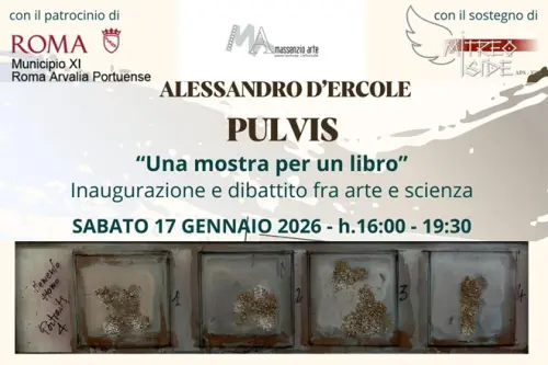 “Pulvis” al Mitreo Iside: una mostra che nasce da un libro e mette alla prova il confine tra materia e percezione