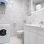 Arredare bagno piccolo con vasca e lavatrice